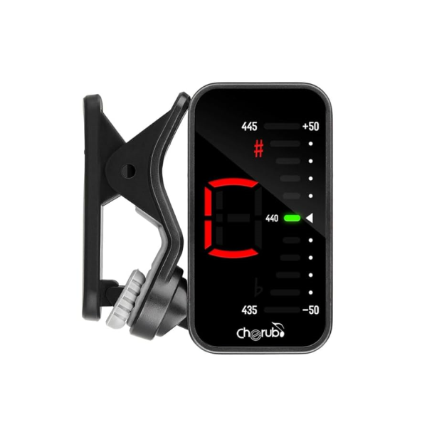 Decent clip-on tuner by Cherub.&nbsp; Built-in rechargeable battery.