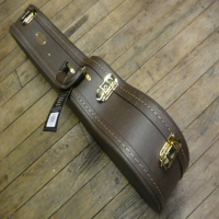Lovely shaped tenor ukulele hardcase.
