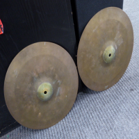 14" hihat cymbals by Kent.