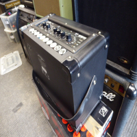<p>10 watt practice guitar amplifier with built-in effects.&nbsp; Includes original box and instructions.</p><p>New condition.</p>