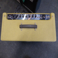 40 watt all-valve guitar amplifier in mint condition with original footswitch, manual, and amp cover.