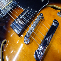 <p>Lovely double cut archtop guitar with original hard case.&nbsp; Made in Korea (1995).</p><p>Good condition for its age.</p>