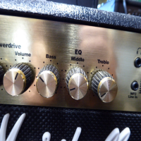 <p>15 watt guitar practice amplifier.</p><p>Condition: 1 Broken plastic corner, otherwise good.</p>